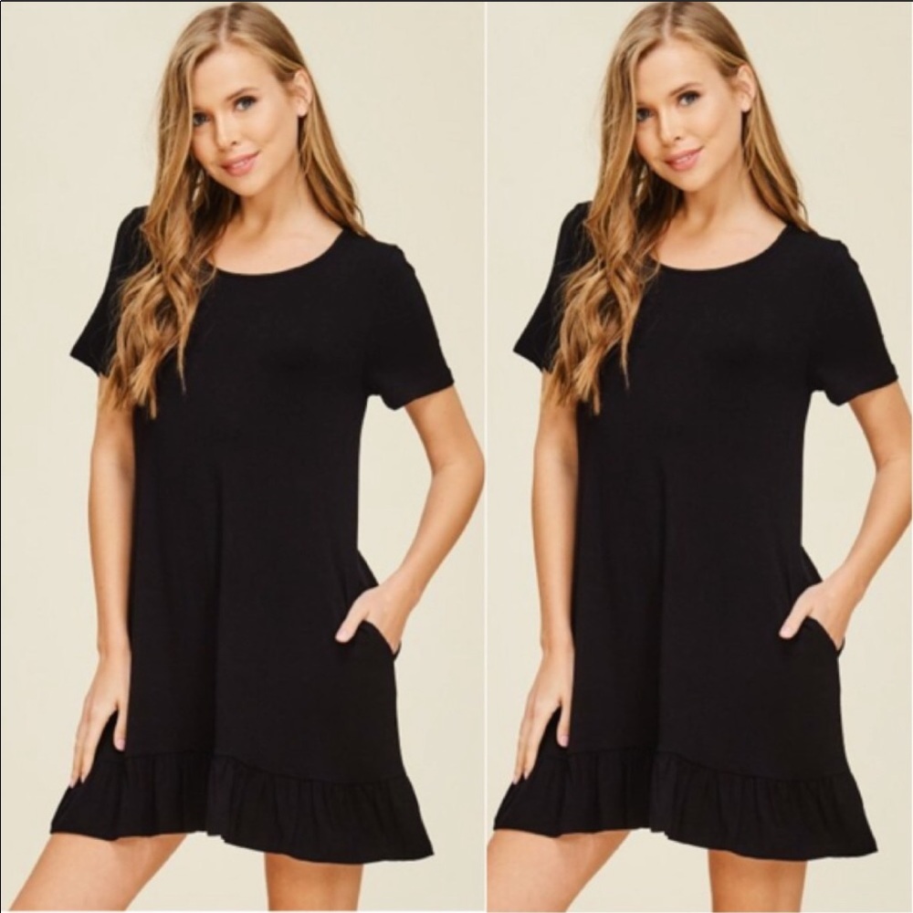Fun little black dress!